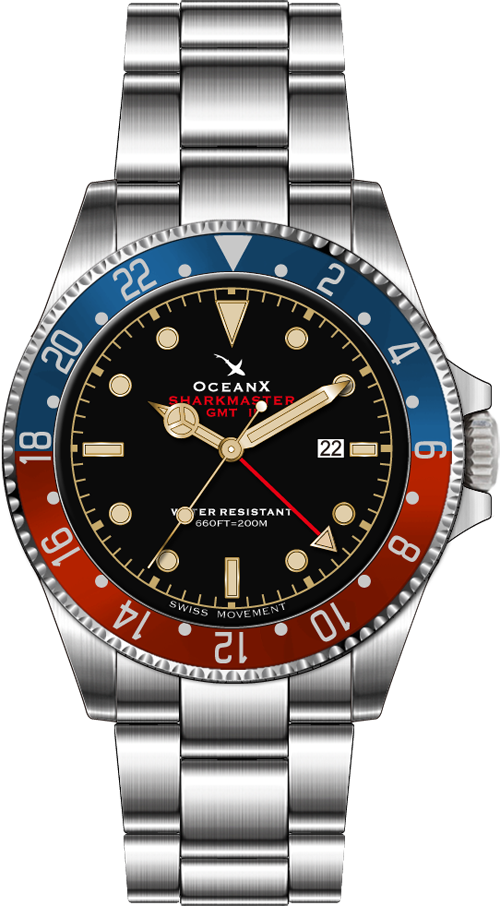 OceanX Sharkmaster GMT II SMS-GMT-211