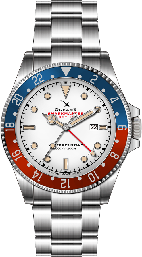 OceanX Sharkmaster GMT II SMS-GMT-212