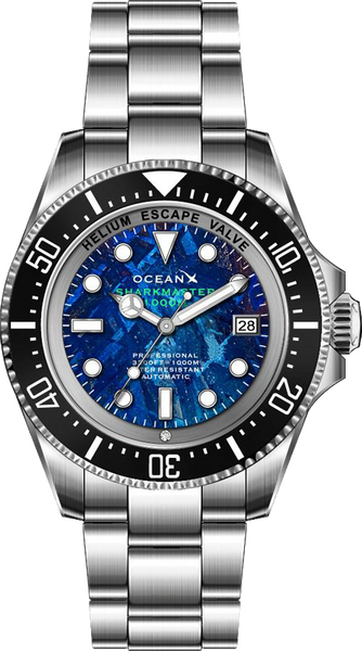 OceanX Sharkmaster 1000 Meteorite SMS1012M - SeriousWatches.com