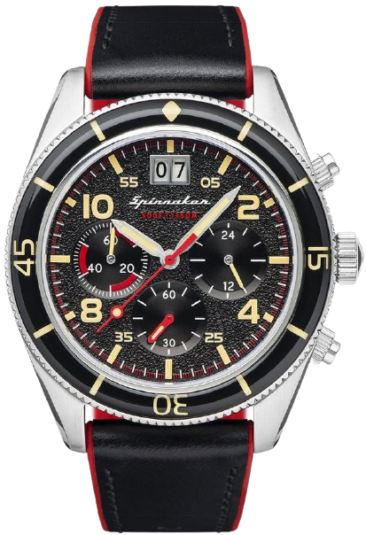 leather spinnaker fleuss chronograph