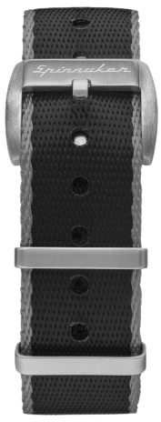 Spinnaker Seat Belt Nylon Grey/black strap 22mm