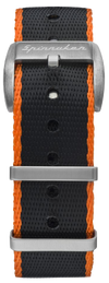 Spinnaker Seat Belt Nylon Orange/Black strap 22mm