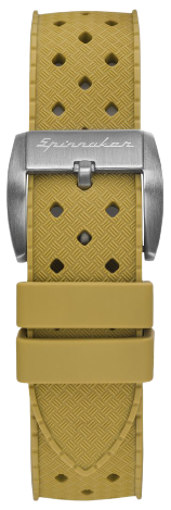 Spinnaker Oahu Tropic Rubber strap 20mm Light Brown SP-STRAP20-RT04