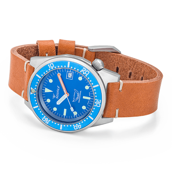Squale 50 Atmos Blue Blasted 1521-026/A 1521BLUEBL.PC