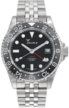 Squale 30 Atmos GMT 1545 Black Bezel