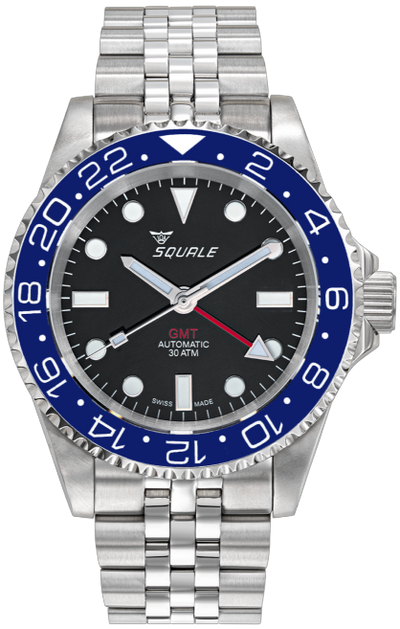 Squale 30 Atmos GMT 1545 Blue Bezel - Main Image