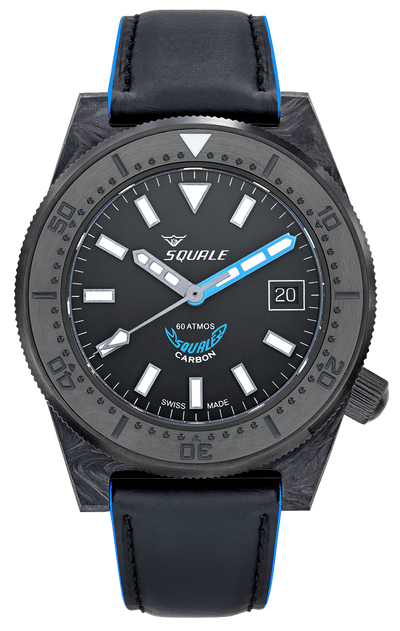 Squale 60 Atmos T-183 Forged Carbon Blue T-183FCBL