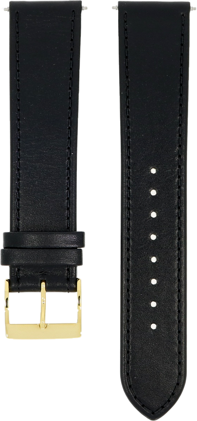 Junghans Black Leather Strap 20mm