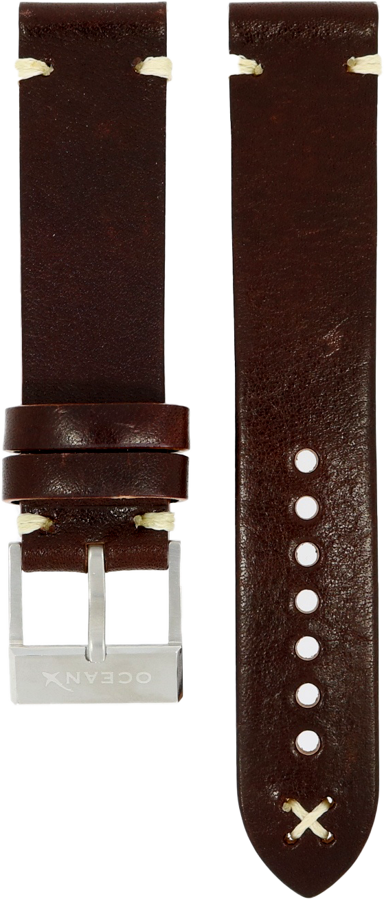 OceanX Sharkmaster 1000 Leather Strap