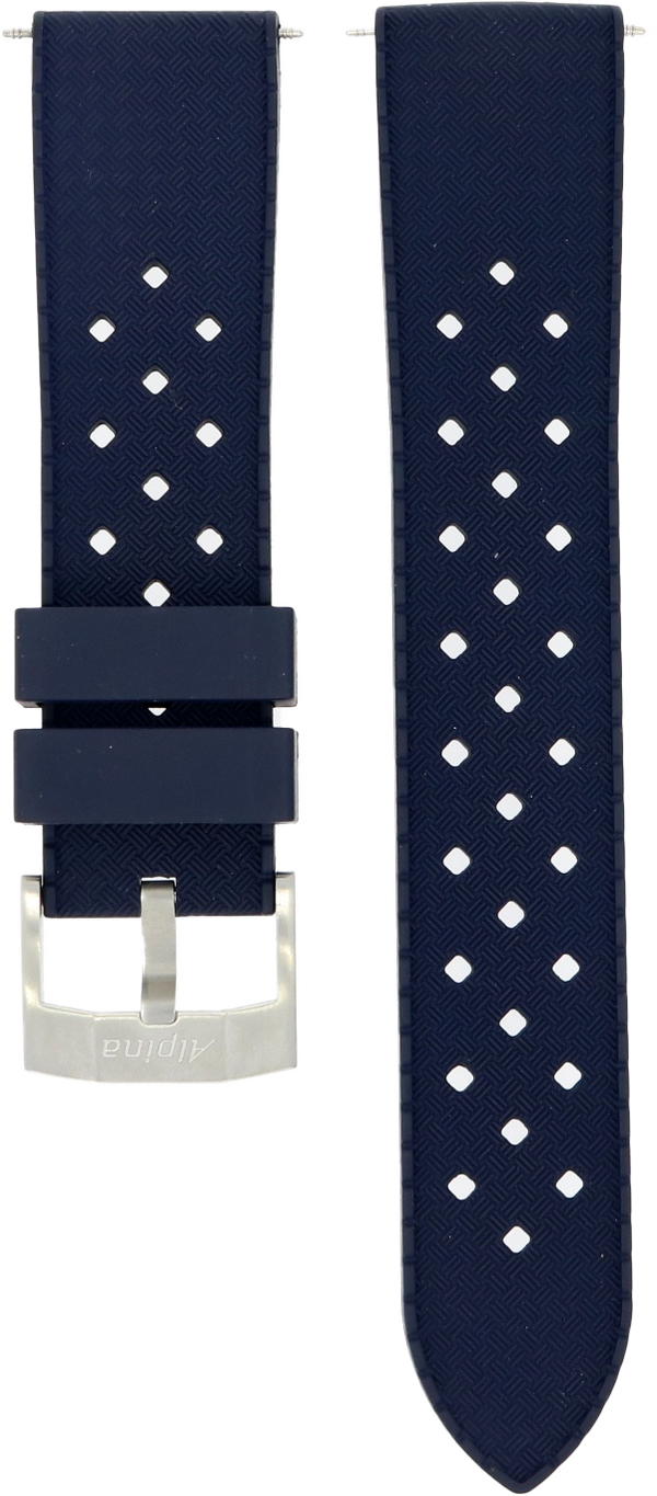 Alpina Silicon Strap 22mm ALR-NAVY-SS