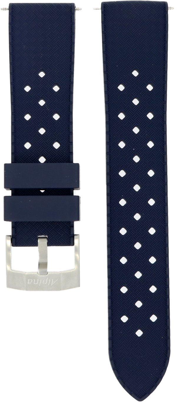 Alpina Silicon Strap 22mm ALR-NAVY-SS