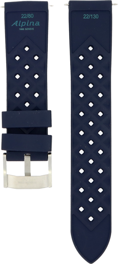 Alpina Silicon Strap 22mm ALR-NAVY-SS
