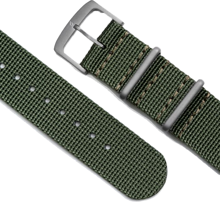 BOLDR Jungle Green Nylon Strap 20mm