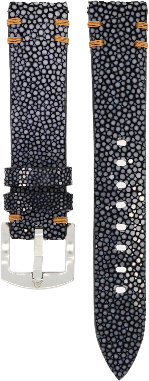 Axios Black Stingray Strap 20mm