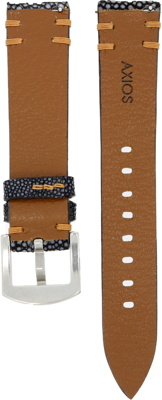 Axios Black Stingray Strap 20mm