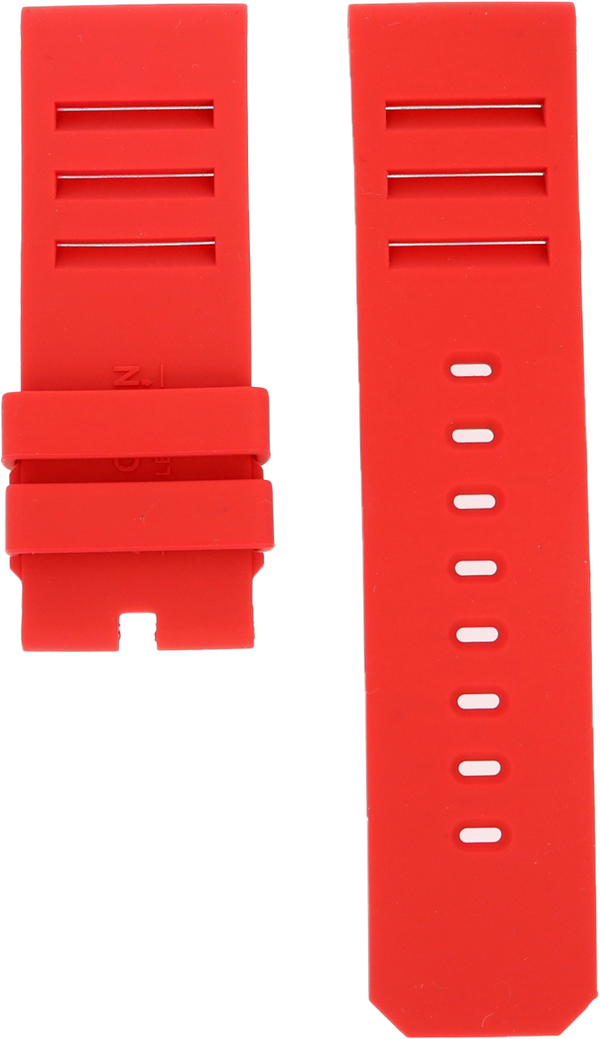 ANCON Red Rubber Strap 24mm Short