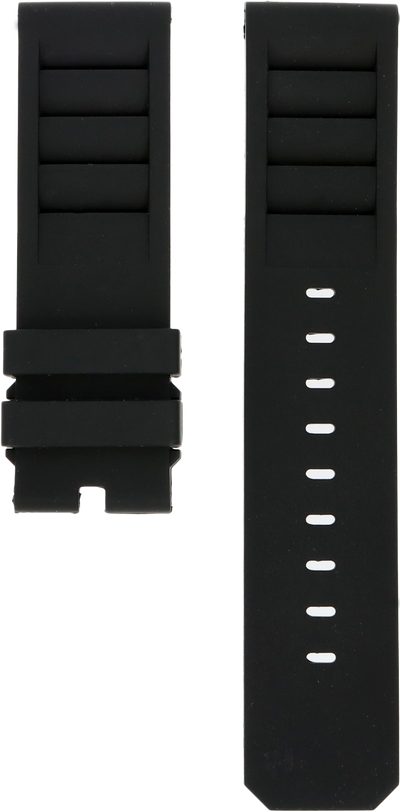 ANCON Black Rubber Strap 24mm