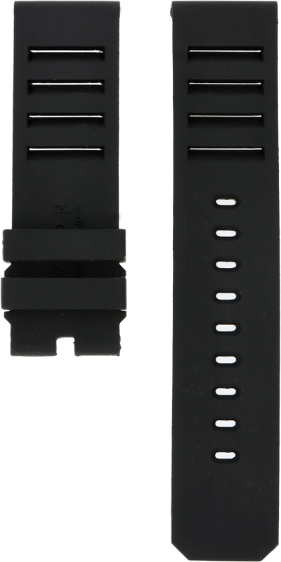 ANCON Black Rubber Strap 24mm