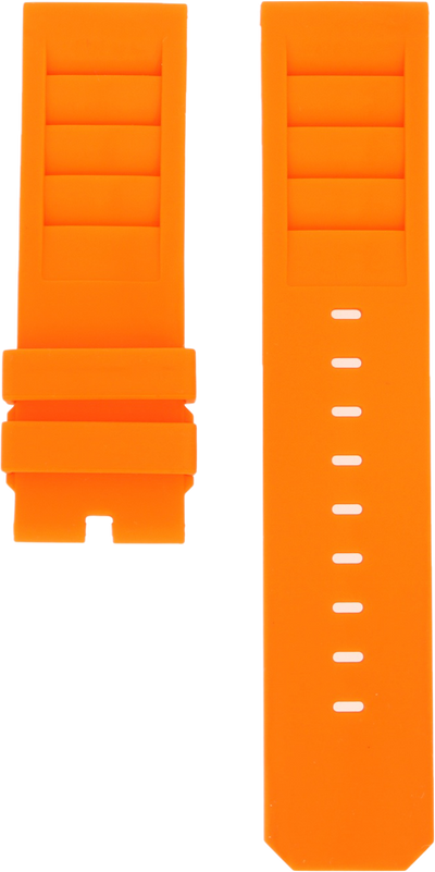 ANCON Orange Rubber Strap 24mm