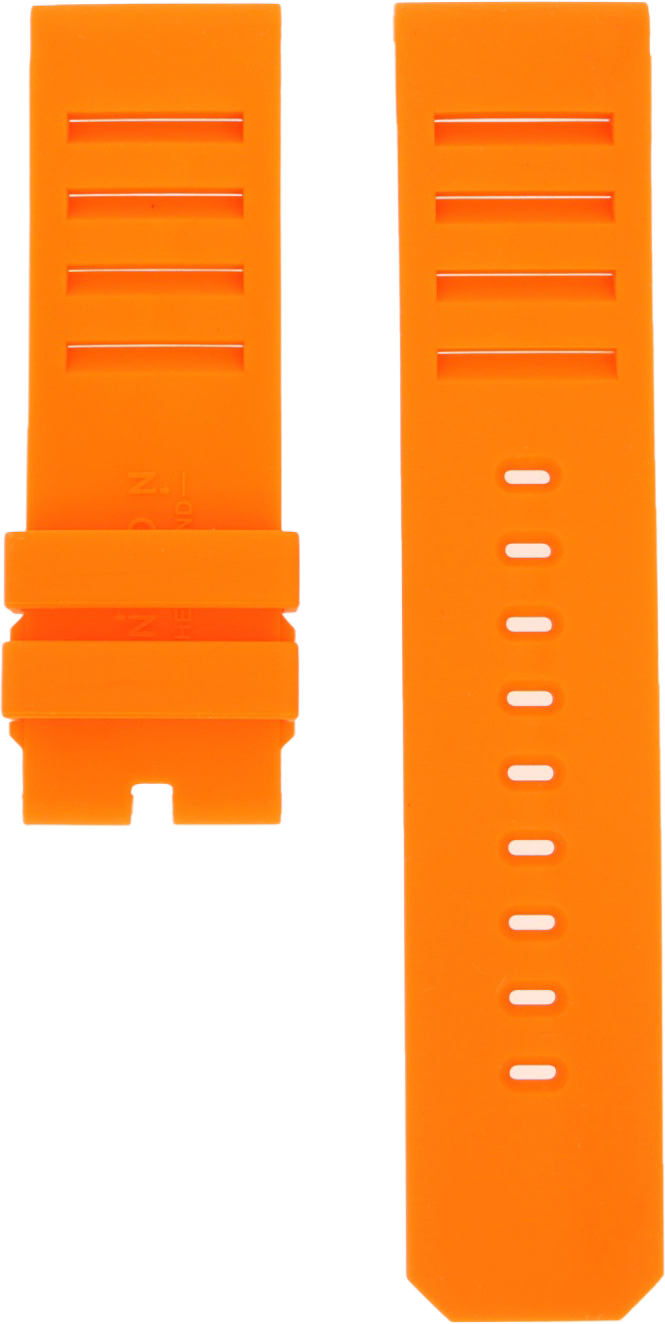 ANCON Orange Rubber Strap 24mm