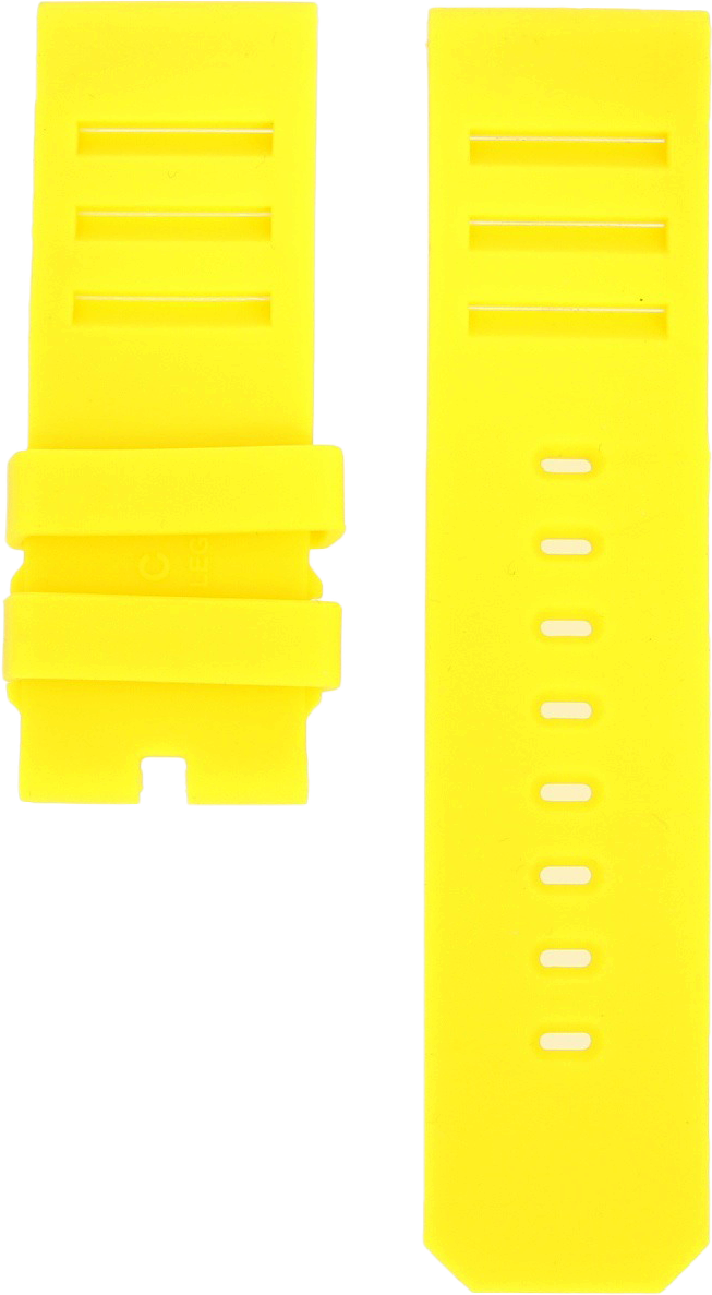 ANCON Yellow Rubber Strap 24mm Short - Main Image