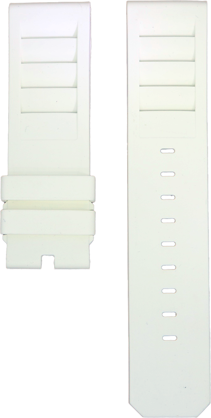 ANCON White Rubber Strap 24mm
