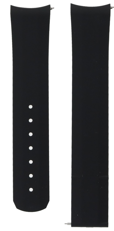 Formex Essence Deployant Black Rubber Strap 22mm