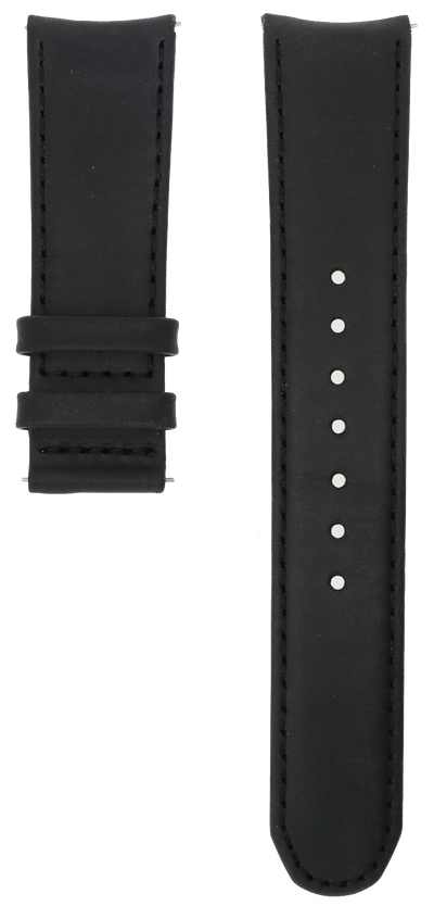 Formex Essence Butterfly Black Leather Strap 22mm