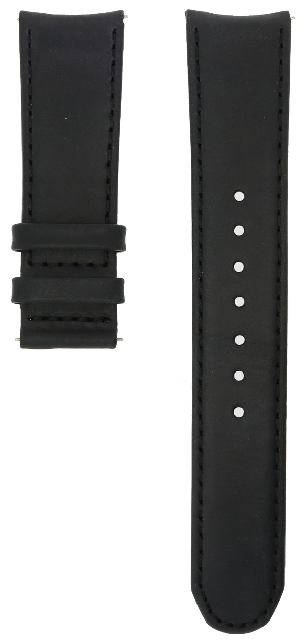 Formex Essence Butterfly Black Leather Strap 22mm