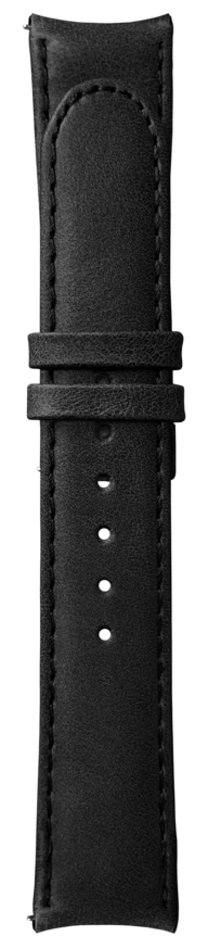 Formex Essence Butterfly Black Leather Strap 22mm