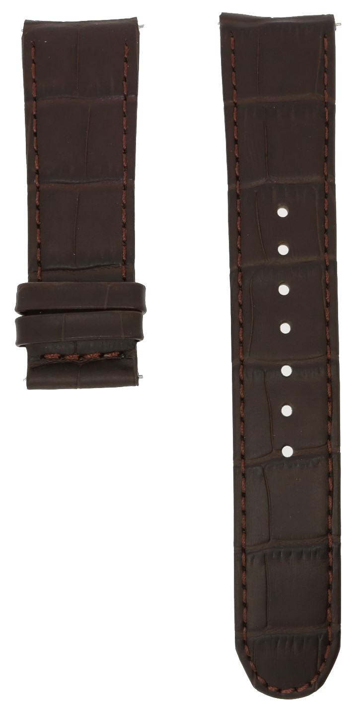 Formex Essence Butterfly Brown Leather Strap Croco 22mm