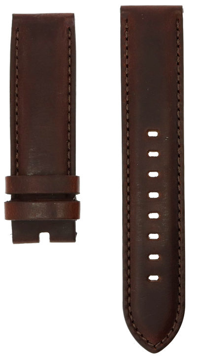 Zelos Brown Horween Leather Strap 22mm