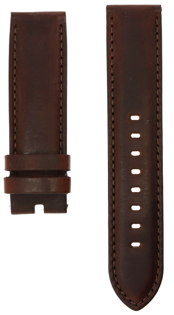 Zelos Brown Horween Leather Strap 22mm