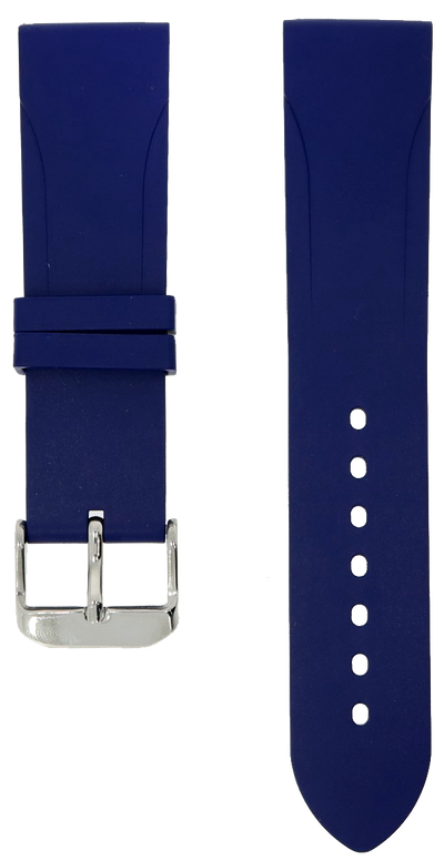NTH Blue Natural Rubber Strap 22mm