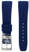 Alpina Seastrong Blue Rubber Strap 22mm