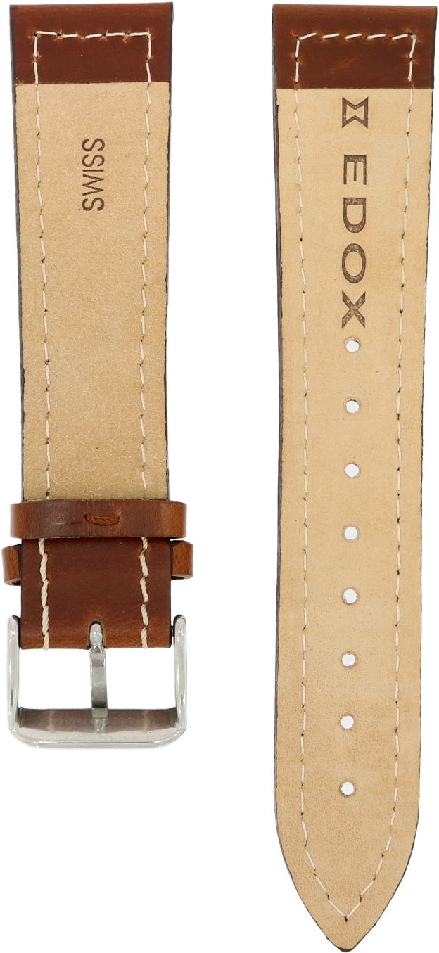 Edox Brown Leather Strap 23mm