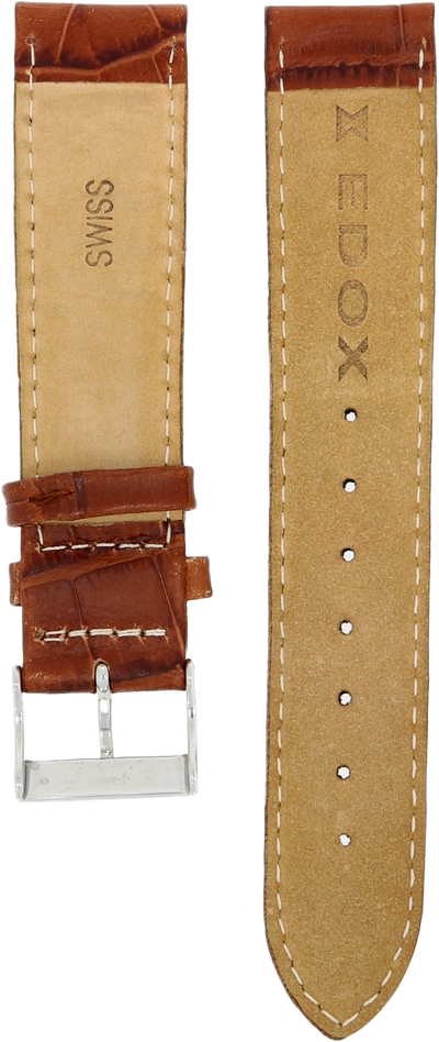Edox Brown Leather Strap 19mm