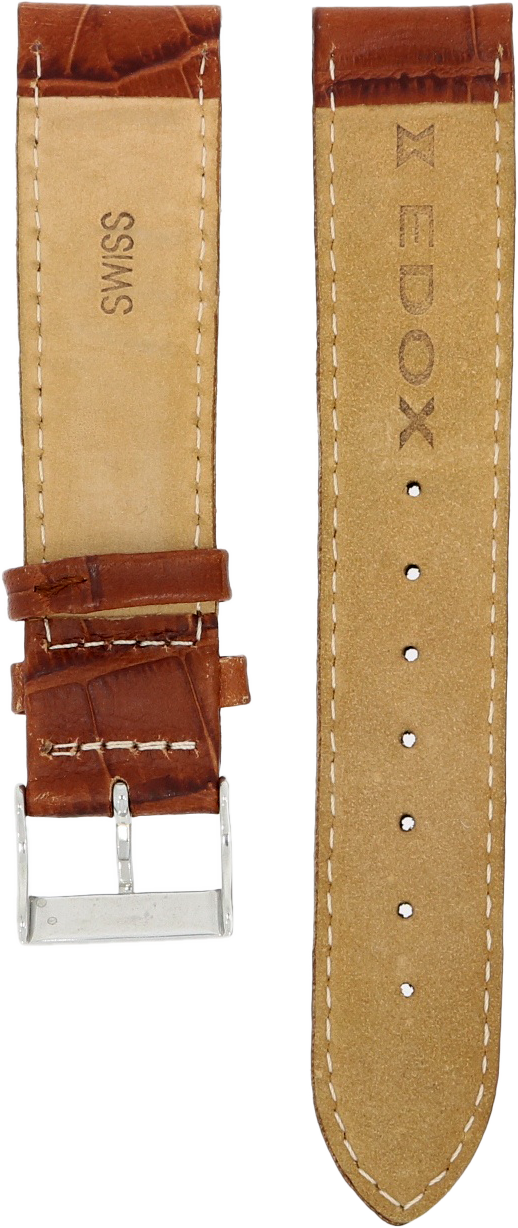 Edox Brown Leather Strap 19mm