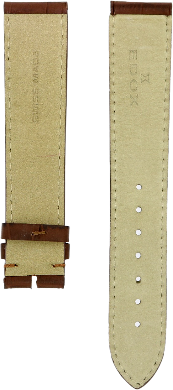 Edox Brown Leather Strap 20mm