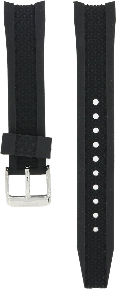 Orient Black Rubber Strap 18mm VDDXRSB