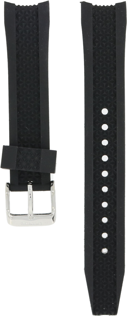 Orient Black Rubber Strap 18mm VDDXRSB