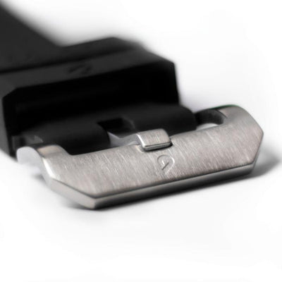 BOLDR Black Druber Rubber Strap 22mm