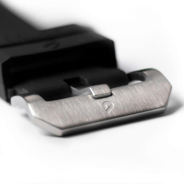 BOLDR Black Druber Rubber Strap 22mm