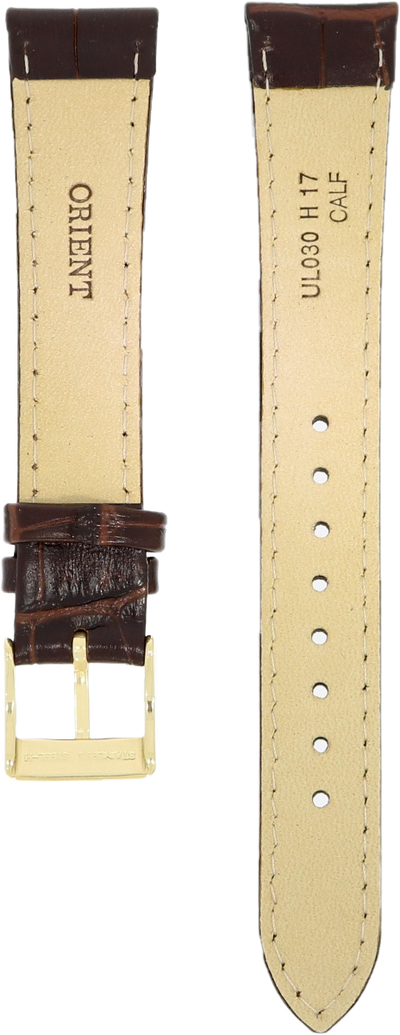 Orient Brown Leather Strap 17mm UL030011G0