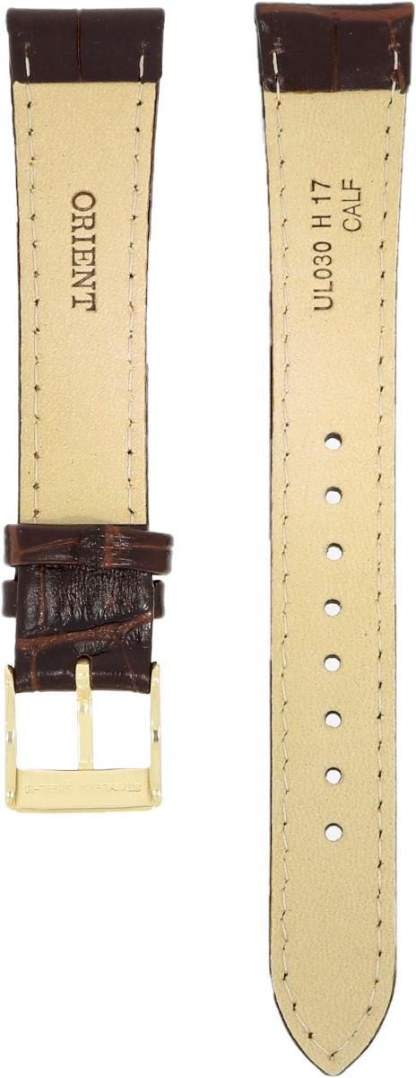 Orient Brown Leather Strap 17mm UL030011G0