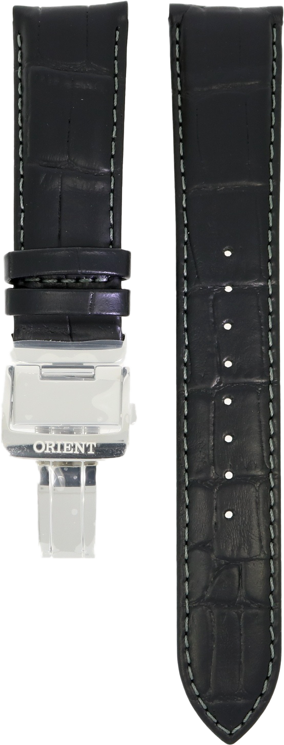 Orient Black Leather Strap 22mm UDEYDSB