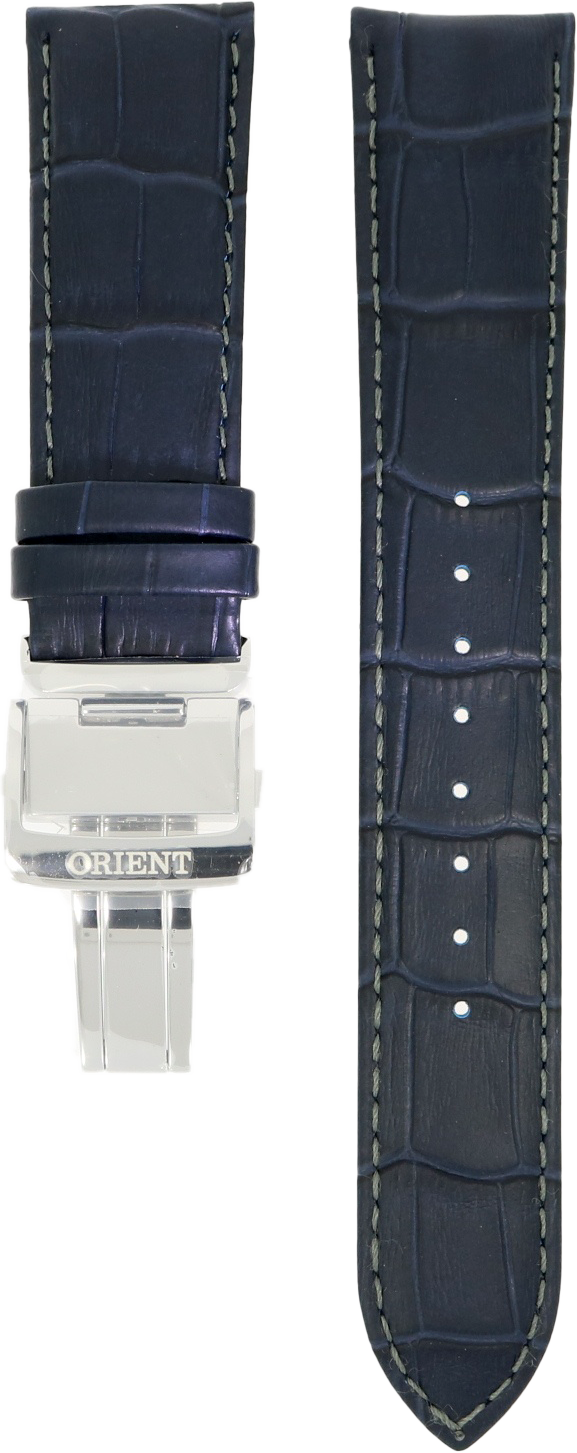 Orient Blue Leather Strap 22mm UDEYDSD