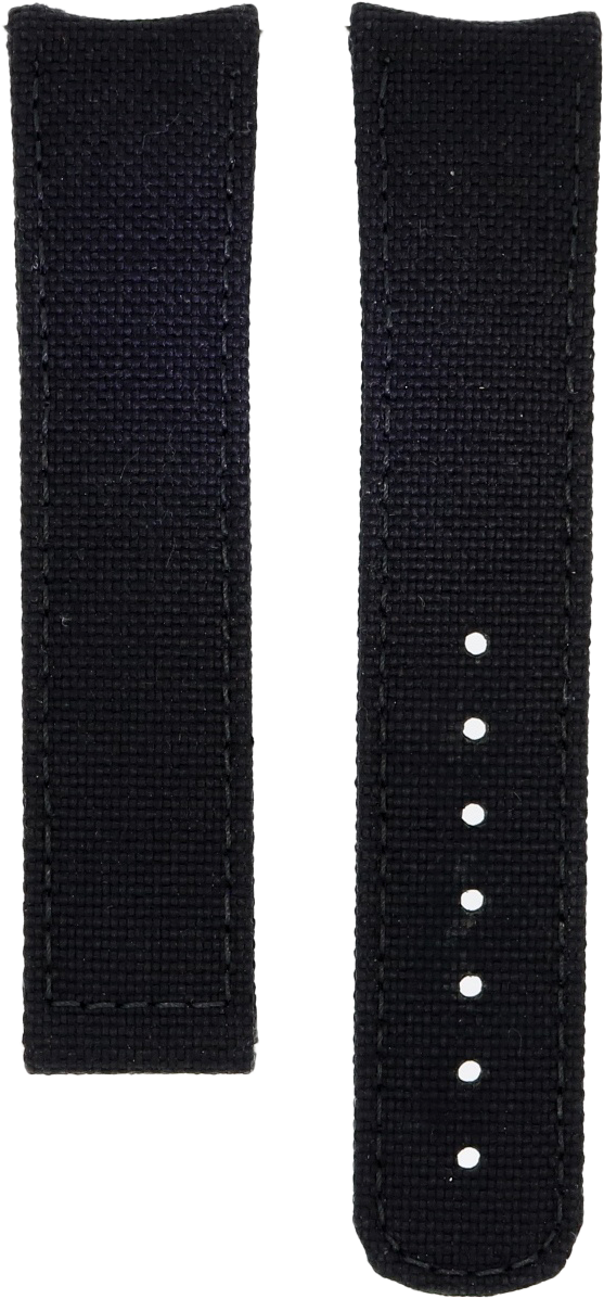 Formex Essence Deployant Black Nylon Strap 22mm