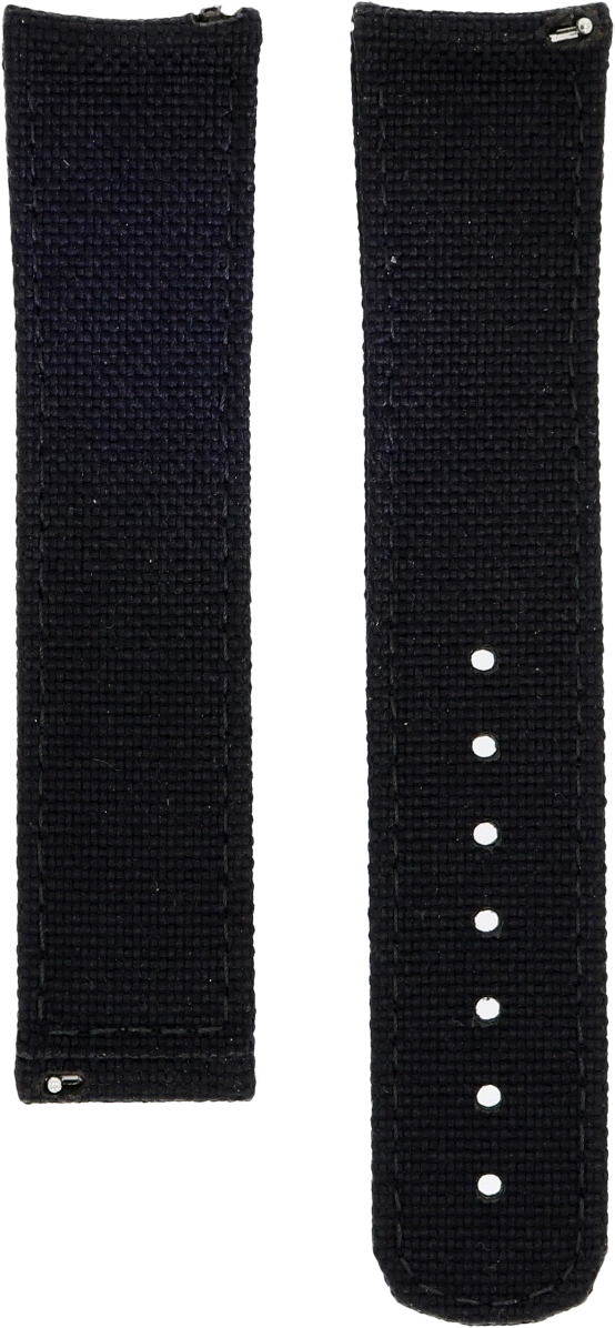 Formex Essence Deployant Black Nylon Strap 22mm