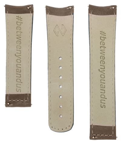 Formex Essence Deployant Brown Leather Strap 22mm